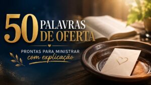 esboços de oferta prontas para ministrar com explicação